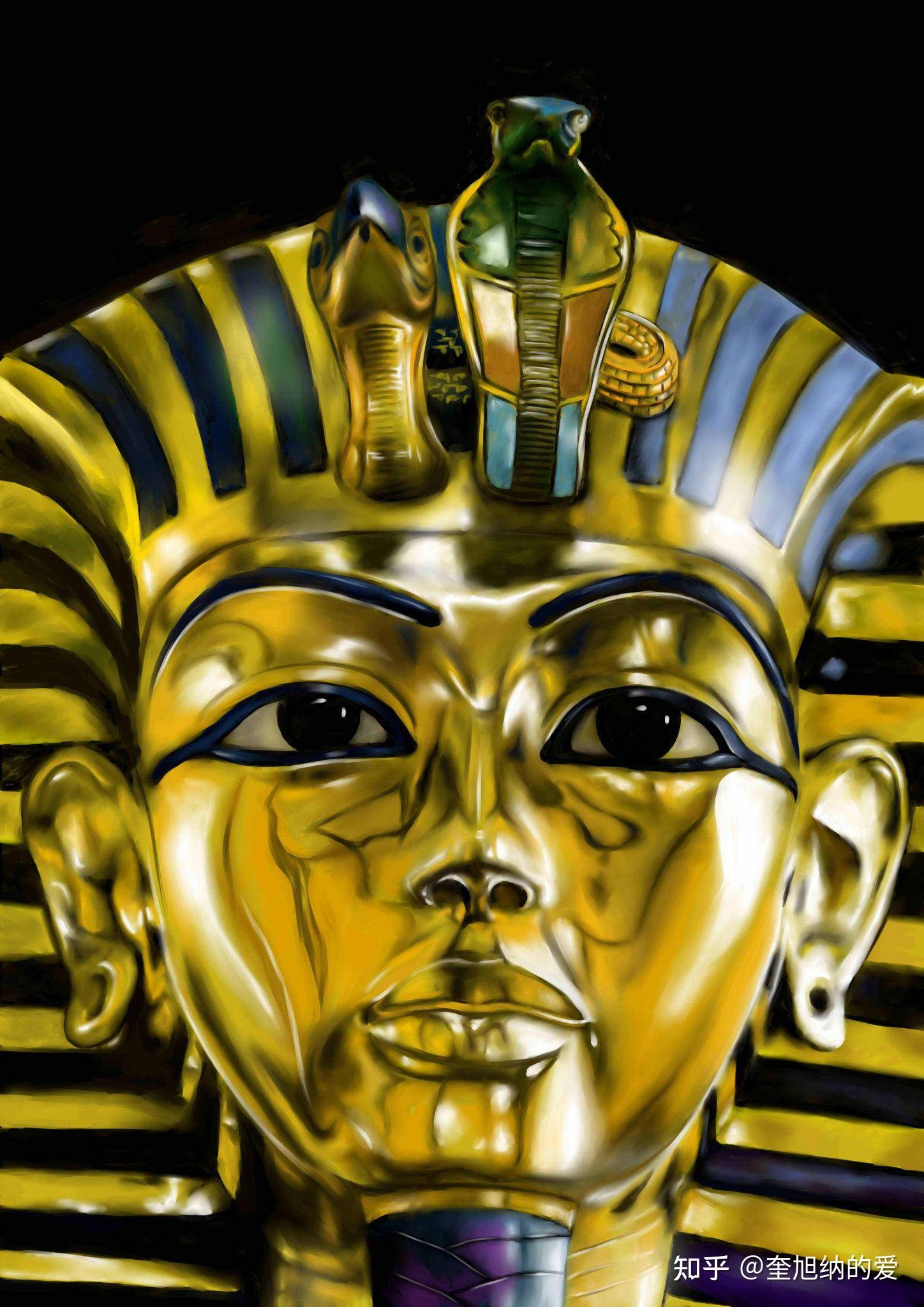 埃及法老黄金面具为何酷似中国明星?