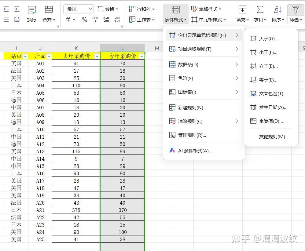 excel当满足条件变红