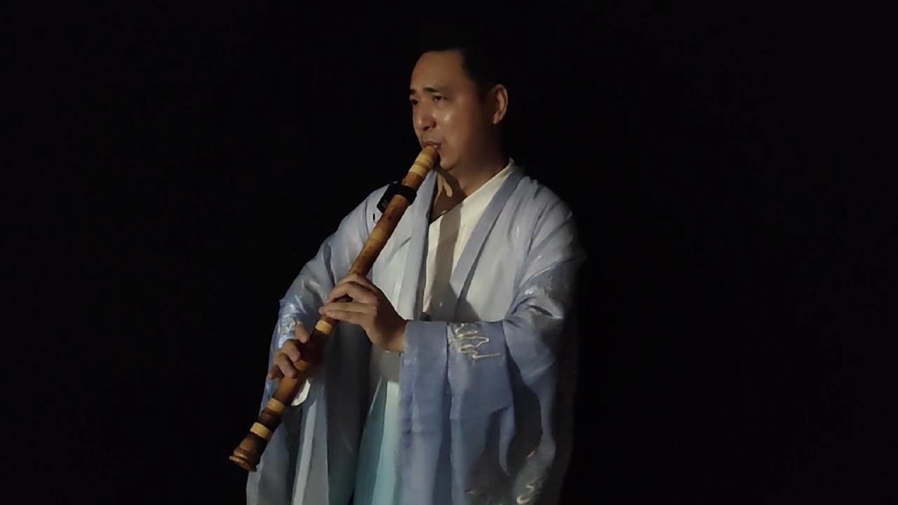 民族管乐演奏家刘海强洞箫作品幽谷