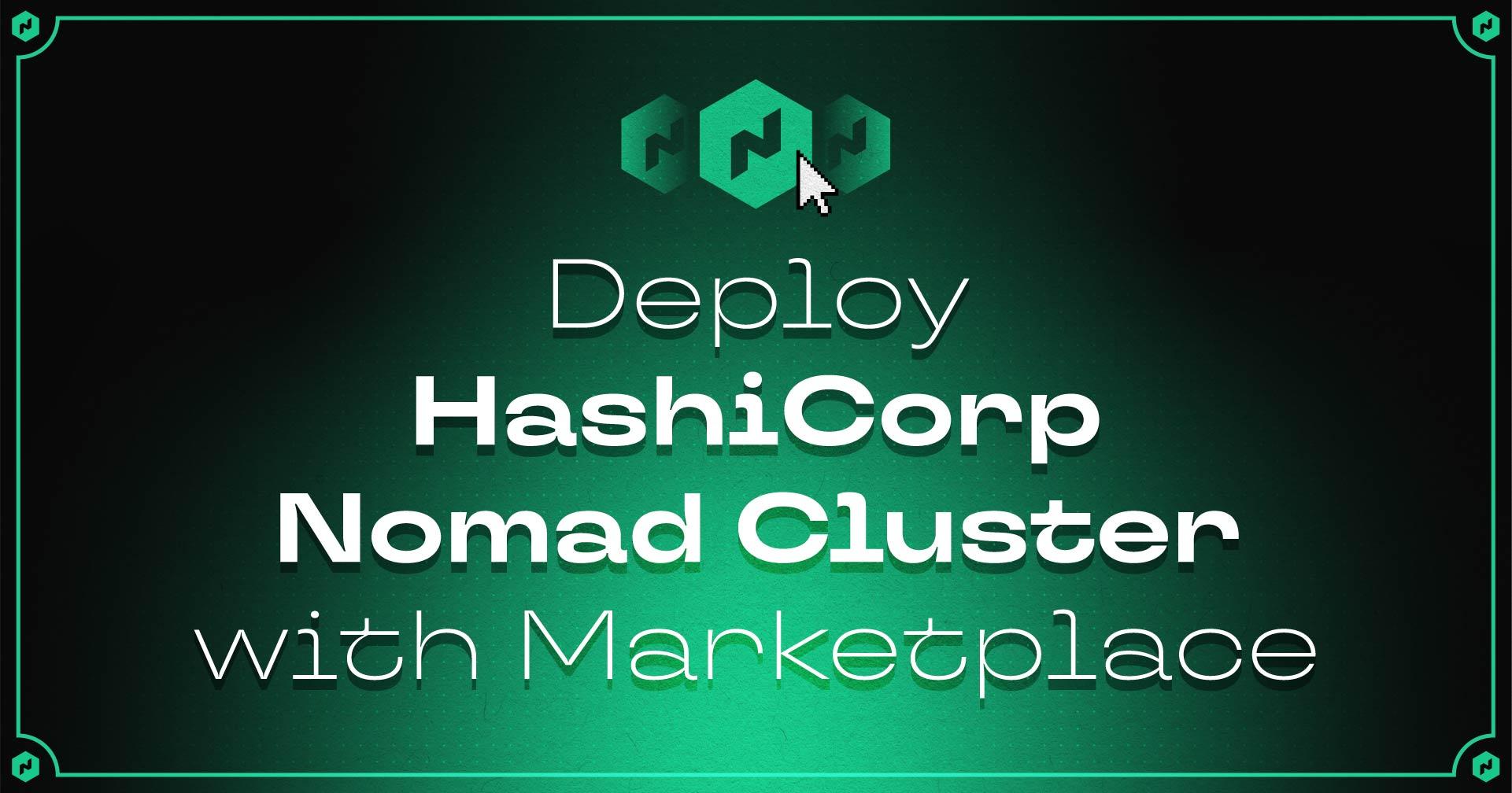  hashicorp nomad cluster app 