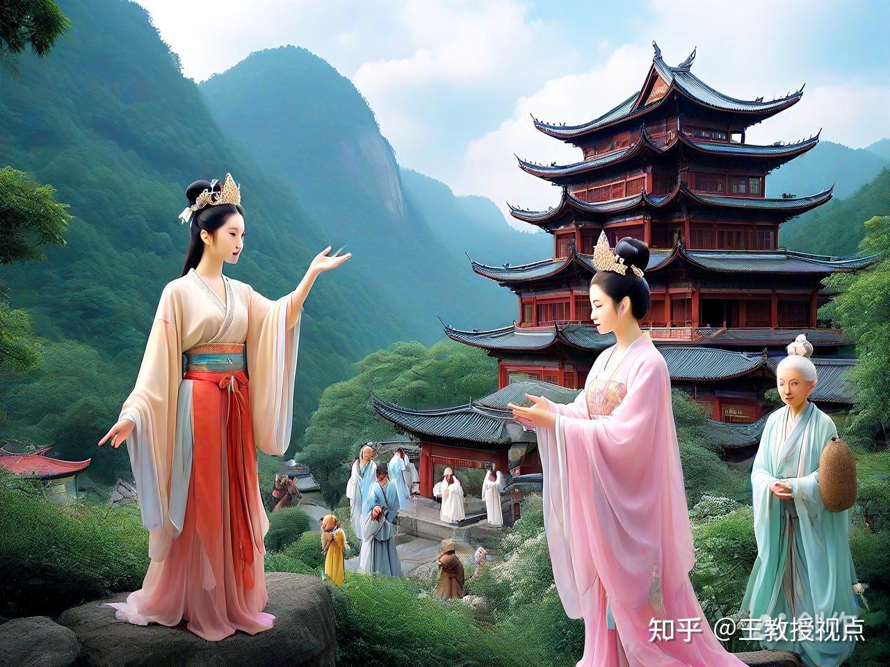 中国古代仙境里的仙女们欣赏：超凡脱俗的绝美风华 - 知乎