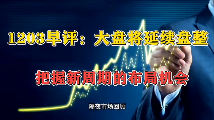 1203早评:大盘将延续盘整 把握新周期的布局机会 - 知乎