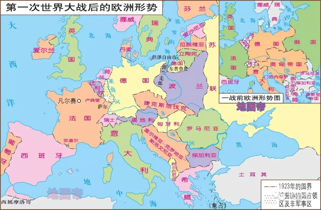 一战德国最大地图图片