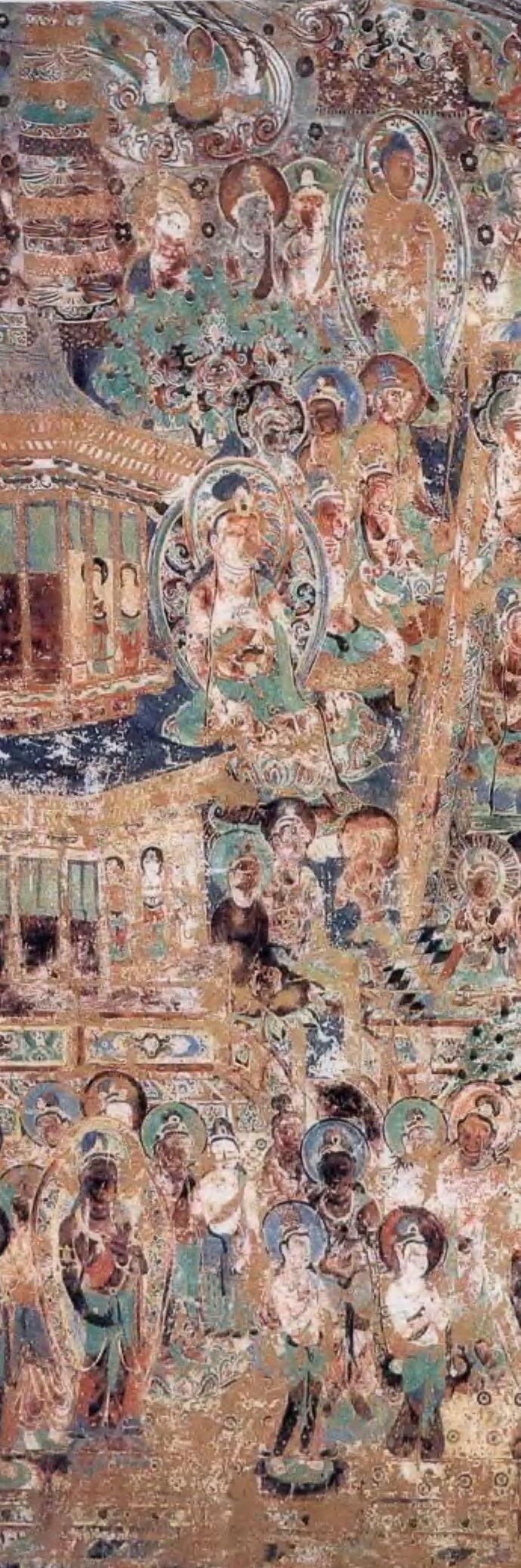 神游千年,大美敦煌】初唐-220窟“最美传奇窟”-南壁-阿弥陀经变 神游千年,大美敦煌】初唐-220窟“最美传奇窟”-南壁-阿弥陀经变