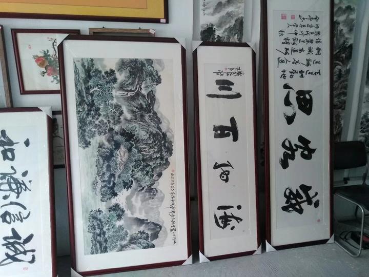 杭州江干上城专业裱画店 字画装裱手工装裱 机器装裱实木画框配亚克力玻璃 - 知乎