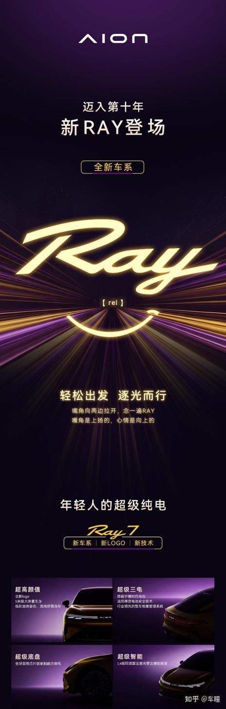 埃安十周年发布Ray车系:逆势增长之后,重新定义下一个五年
