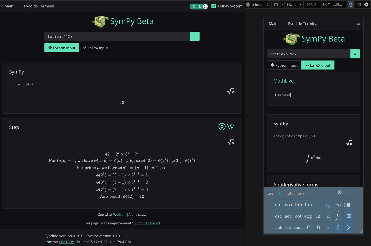 Sympy Arch Linux SymPy Beta:在浏览器里跑的开源数学问答引擎 - 知乎
