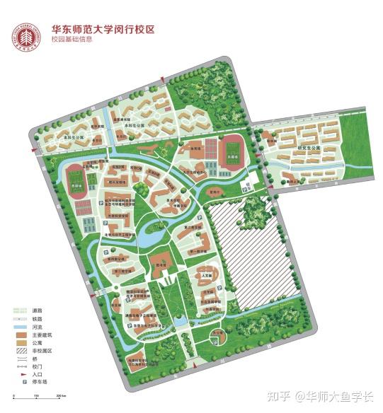 华东师范大学校园地图图片