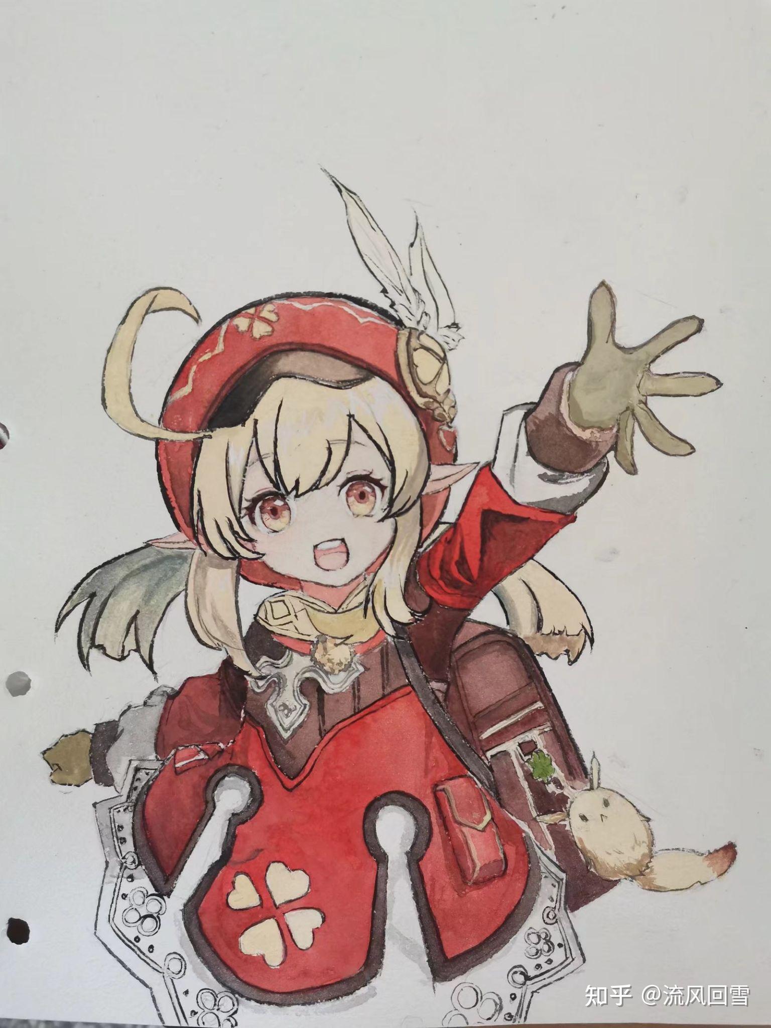 你为原神游戏创作过哪些同人绘画作品