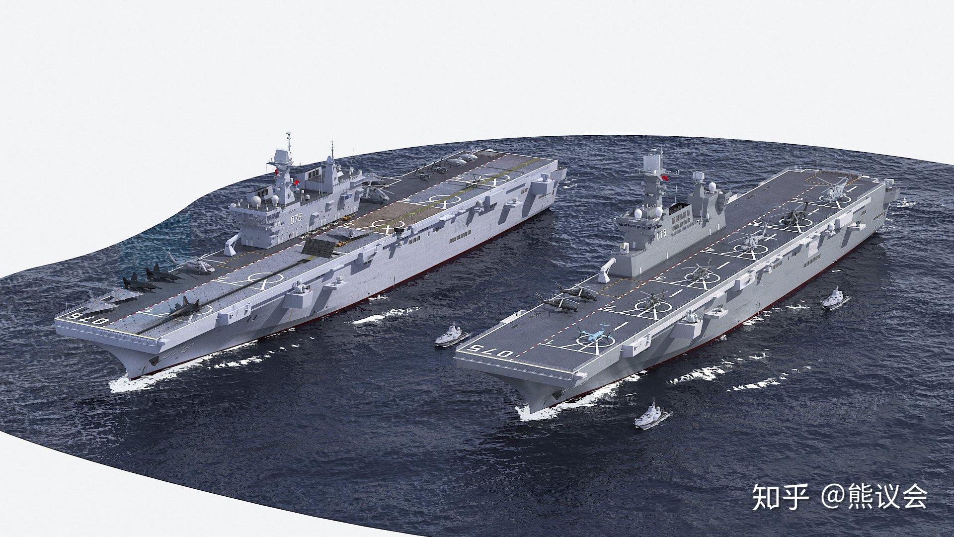 中国或研发 076 两栖攻击舰,尺寸明显放大配隐身舰载机,具有怎样的