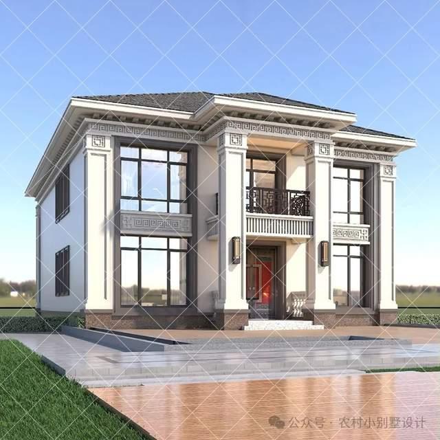 30款带阁楼二层新中式自建房别墅,2025回乡建房首选别墅效果图 - 知乎