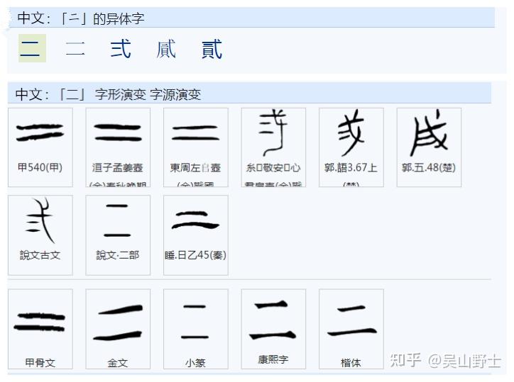 汉字中,“二”和“两”有什么不一样? - 知乎