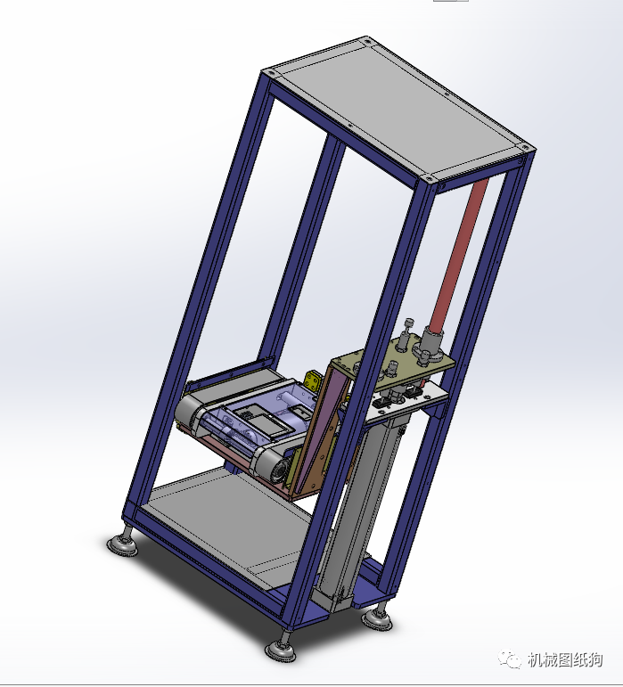 工程機械齒輪聯動升降機3d數模圖紙solidworks設計附step