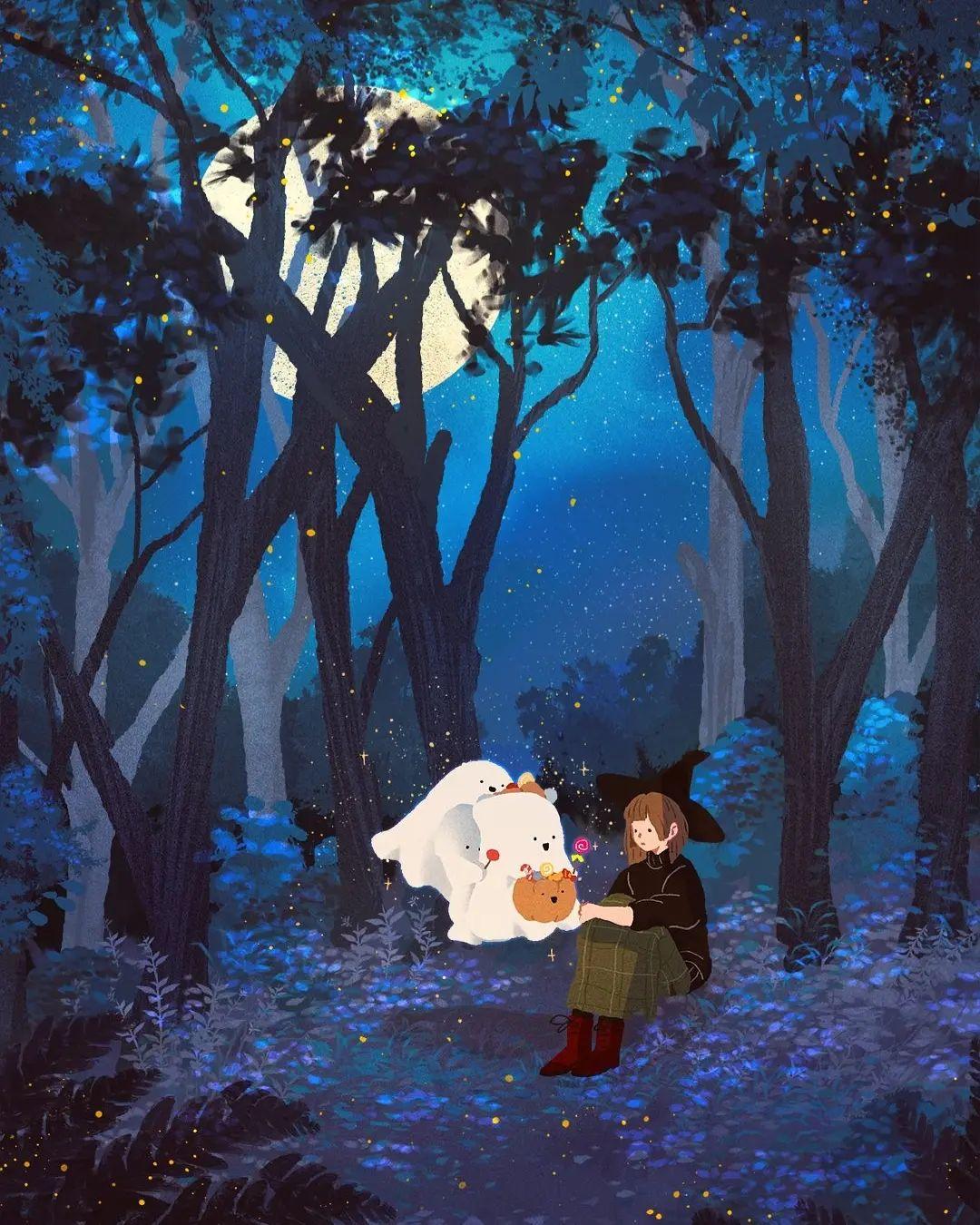 请问有哪些好看的插画?