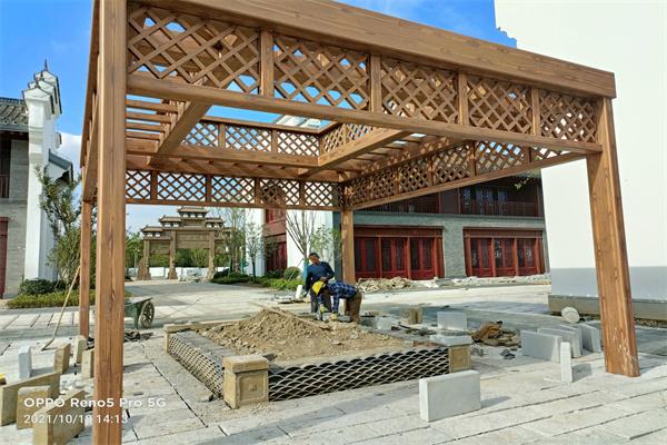 凉亭仿木纹造价多少，施工厂家哪里找 - 知乎