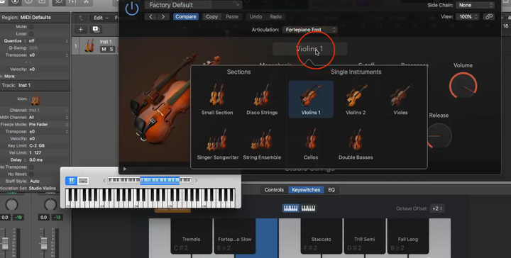 LOGIC PRO X 教程-弦樂表情映射及Keyswitches的設定方式- 知乎