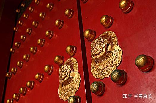 中国古建筑大门上门钉的秘密 - 知乎