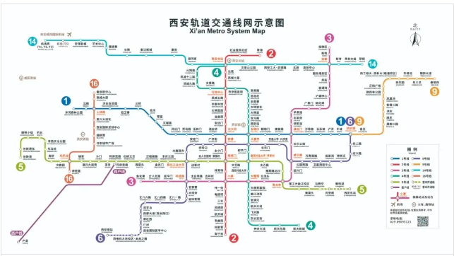 西安地铁16号线站点图片