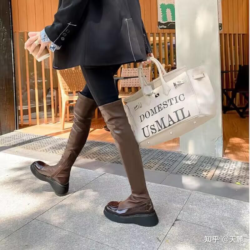 长筒靴的10个搭配公式，做冬天里最时髦的靓女 - 知乎