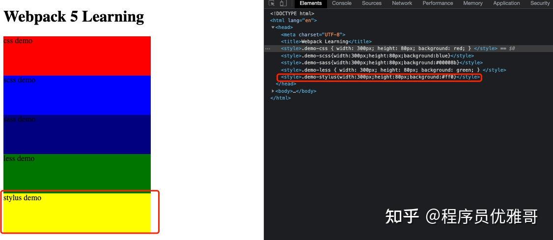 Webpack干货系列 | 怎么运用 Webpack 5 处理css/scss/sass、less、stylus样式资源 - 知乎