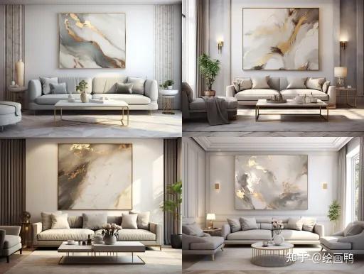 AI绘画——客厅智慧家设计作品 - 知乎