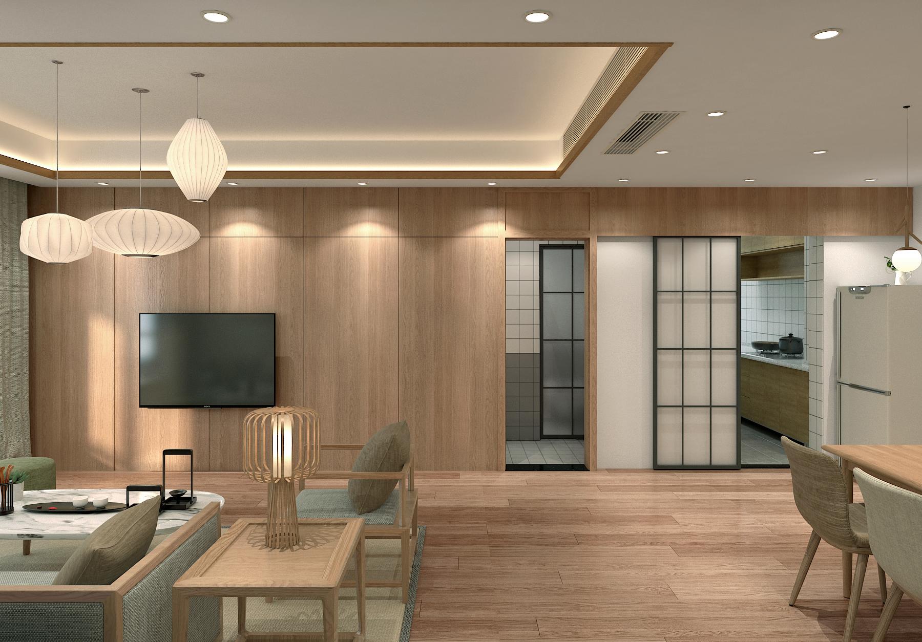 现代中式混搭日式住宅设计-叶平作品 - 知乎