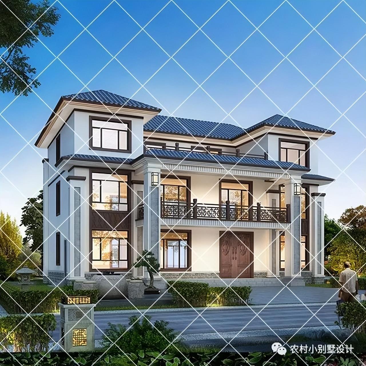 兄弟双拼别墅怎么建比较划算,24套农村双拼自建房别墅省钱又有面子 - 知乎