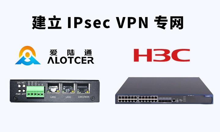 爱陆通5G/4G VPN工业路由器与H3C建立IPsec VPN专网 - 知乎