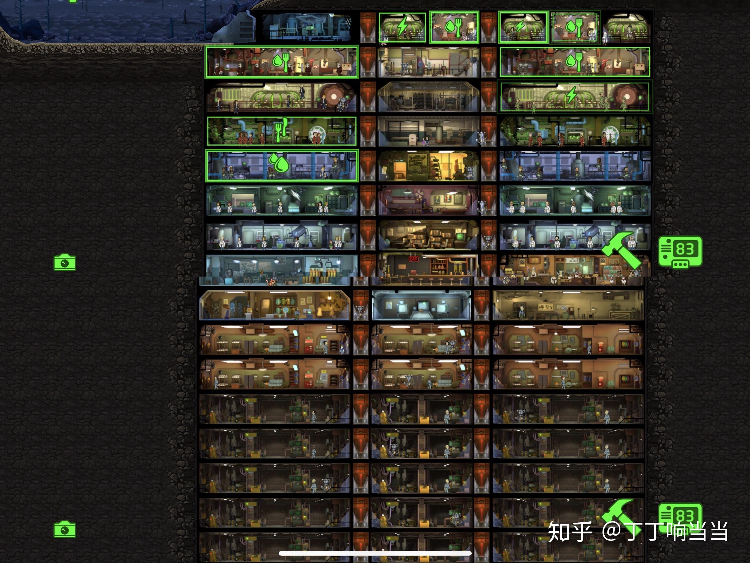 辐射避难所刚开局怎么布局最合理? - 知乎