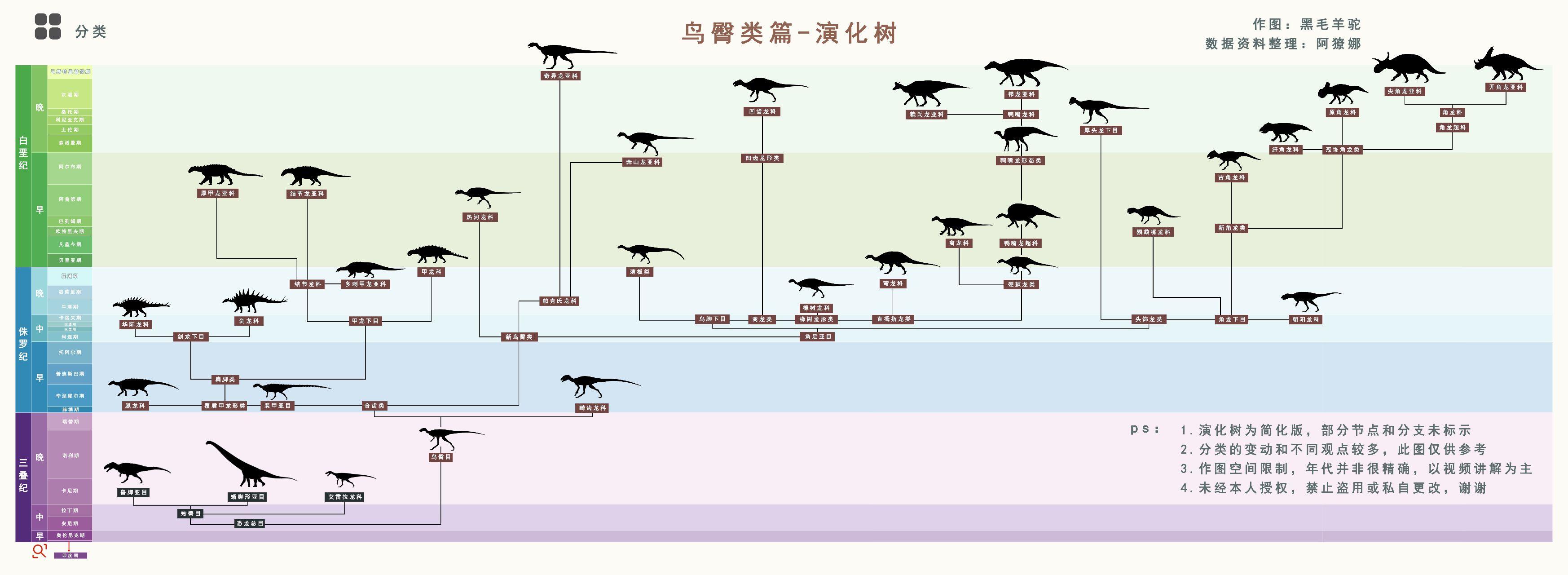 恐龙的演化过程导图图片