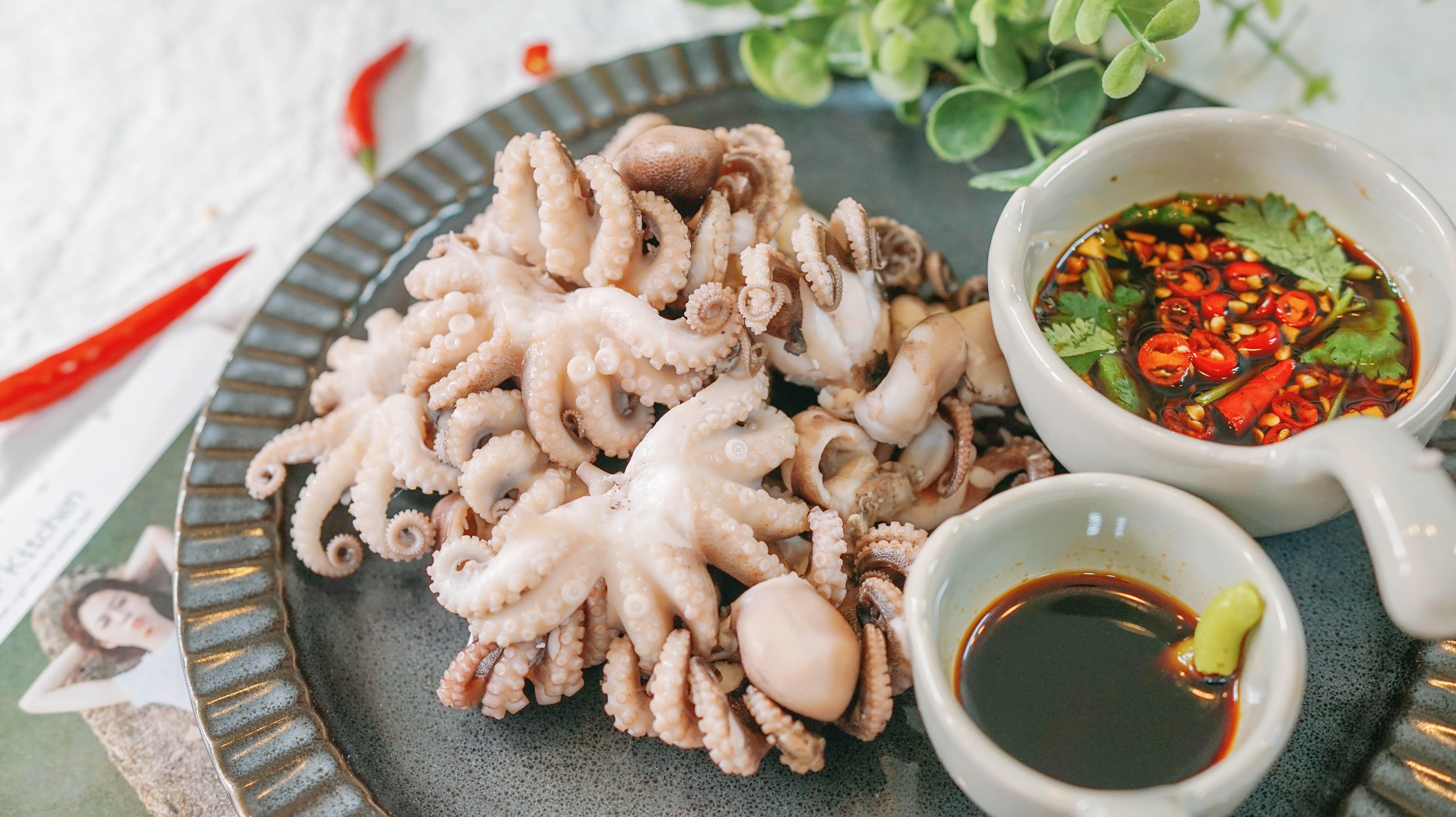 还能这样八爪鱼白灼味道鲜美值得一尝