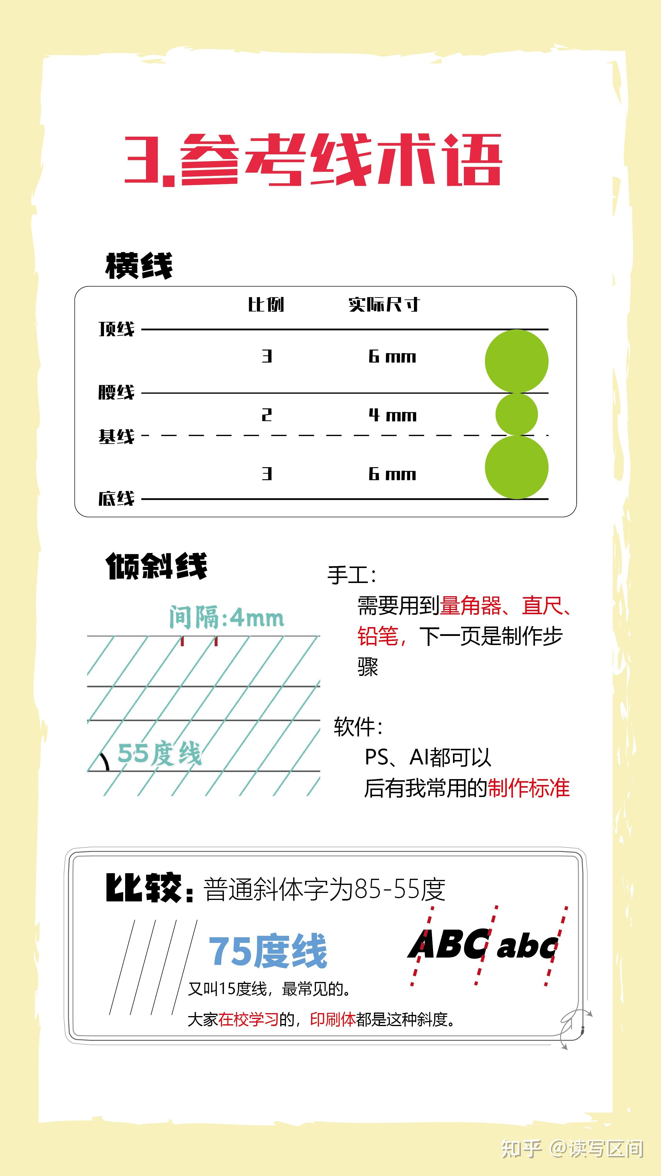 【萌新必备】如何快速提升圆体书写水平?---辅助线知识讲解 - 知乎