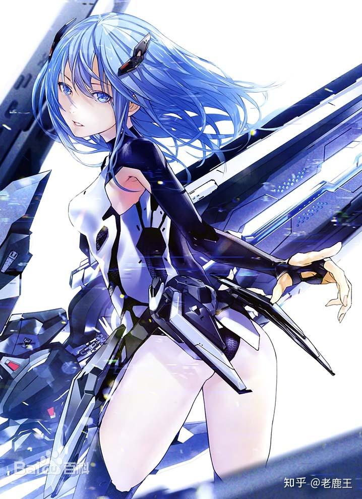 有个日漫,女主是机器人,武器类似黑色的盾?