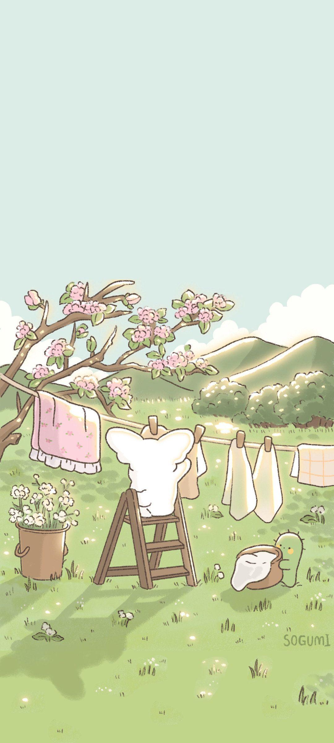 有什么美到极致的绿色壁纸?(绿色壁纸好看卡通动漫)