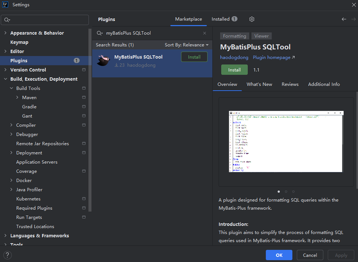 Idea MyBatisPlus SQL Idea mybatisplus sql