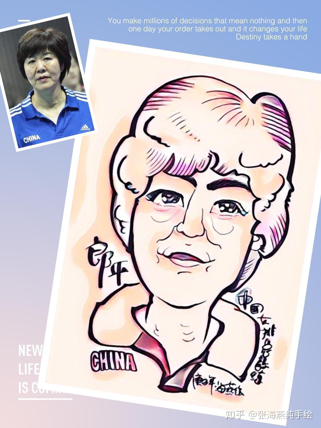 纯手绘名人肖像漫画画家是哪一位? - 知乎