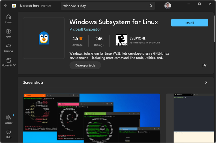Microsoft Store 的 WSL 正式 GA，支持 Win 10/11 - 知乎