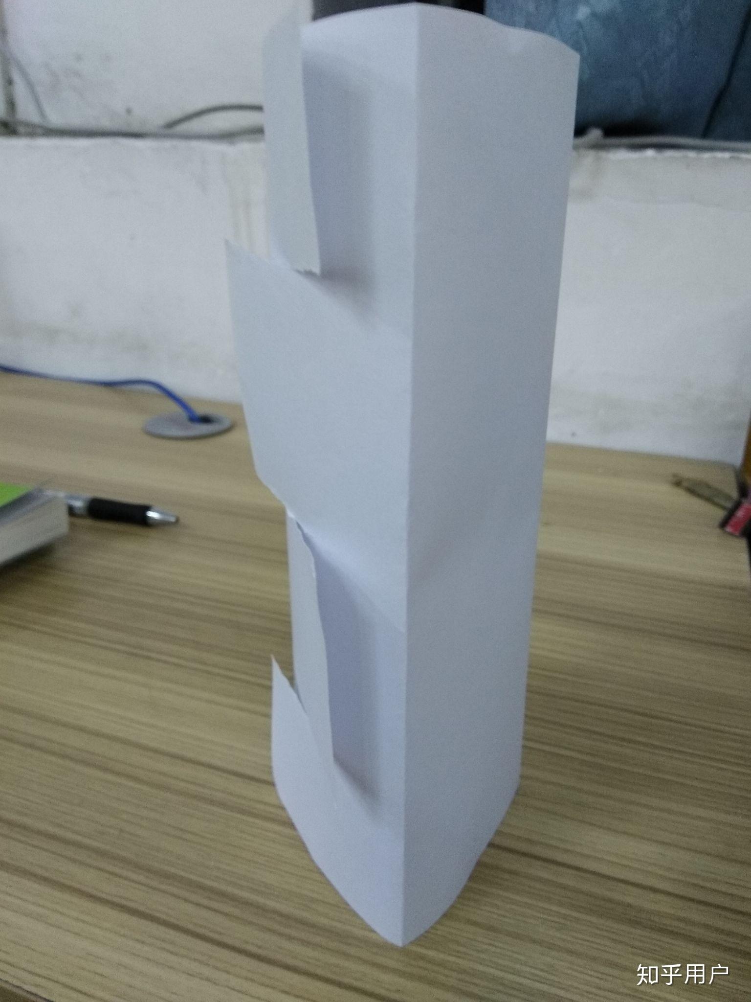 a4纸叠高塔