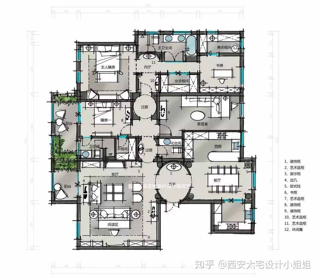 超牛的户型方案思维!1个户型竟能做出10个不同的方案! - 知乎