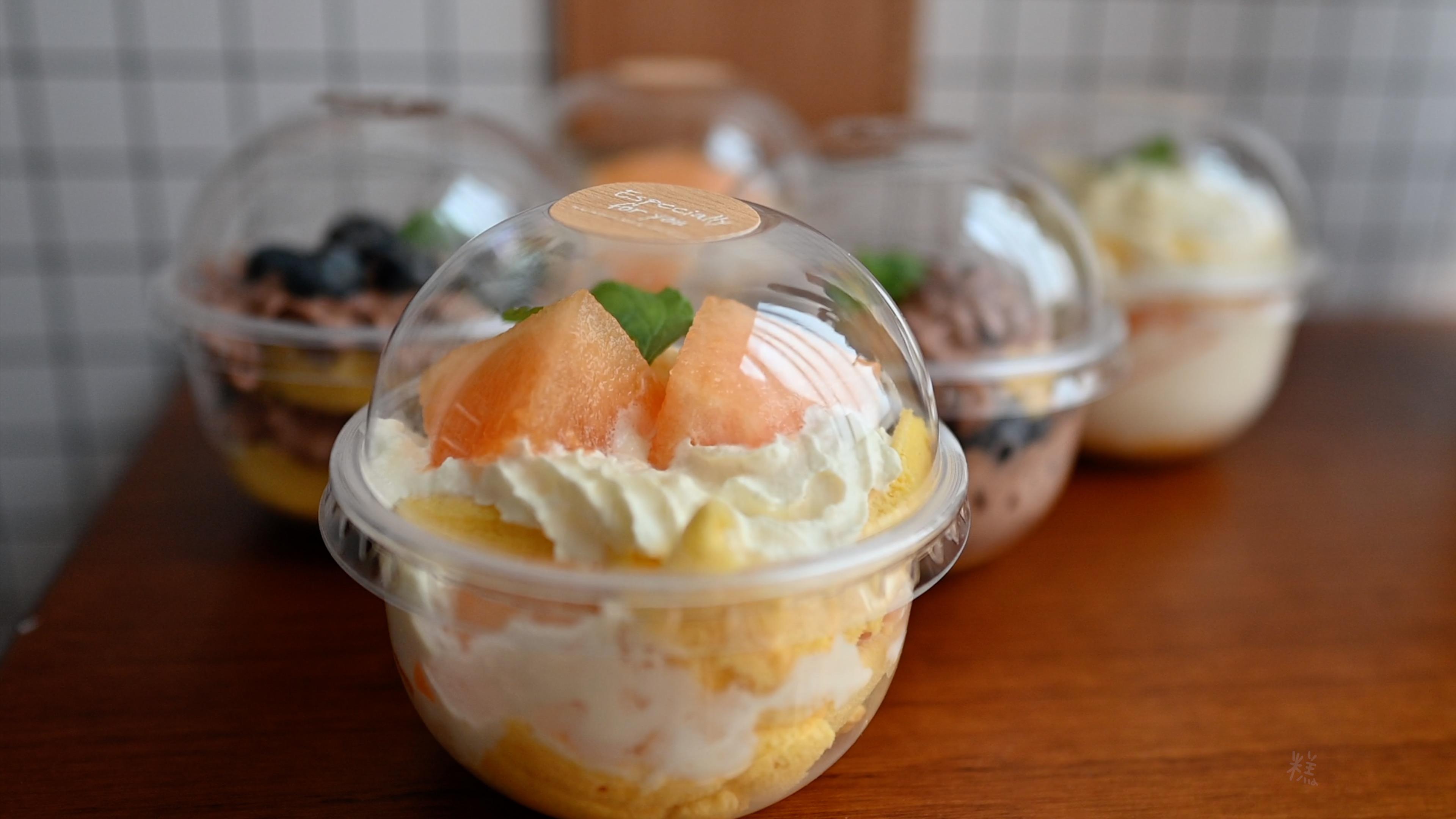 【知乎高赞联合创作】【烘焙食谱】蓝莓巧克力奶油盒子蛋糕&蜜瓜奶油