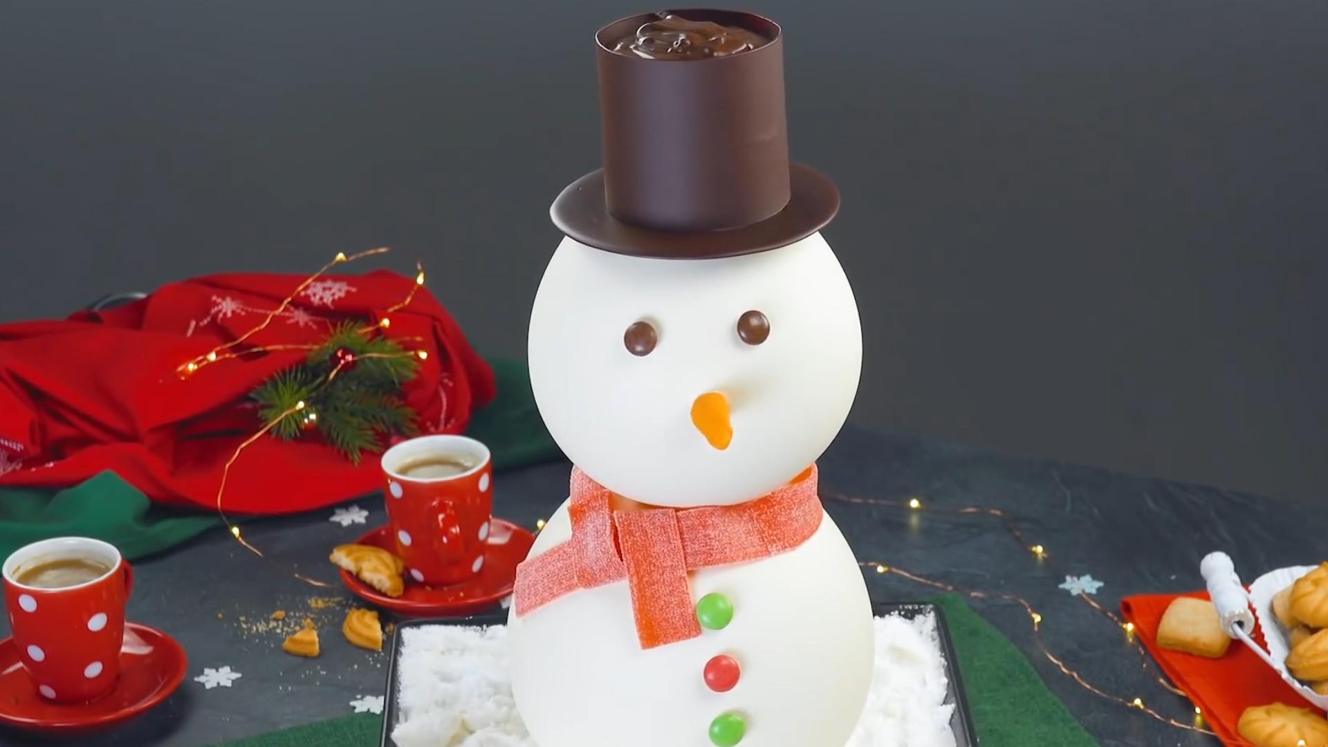 五星级大厨用气球做雪人巧克力看一眼就沦陷500元一个想吃吗