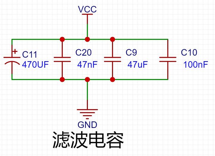 多电容并联滤波原理(为什么滤波电容要并联几个小电容,而非用一个大