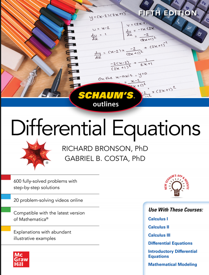  schaums outline of differential equations fifth edition 