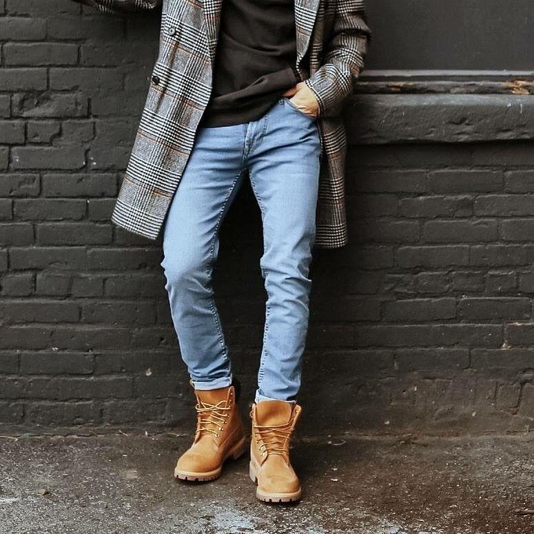 大黄靴配卡其色裤子好看还是黑色好看? - 知乎