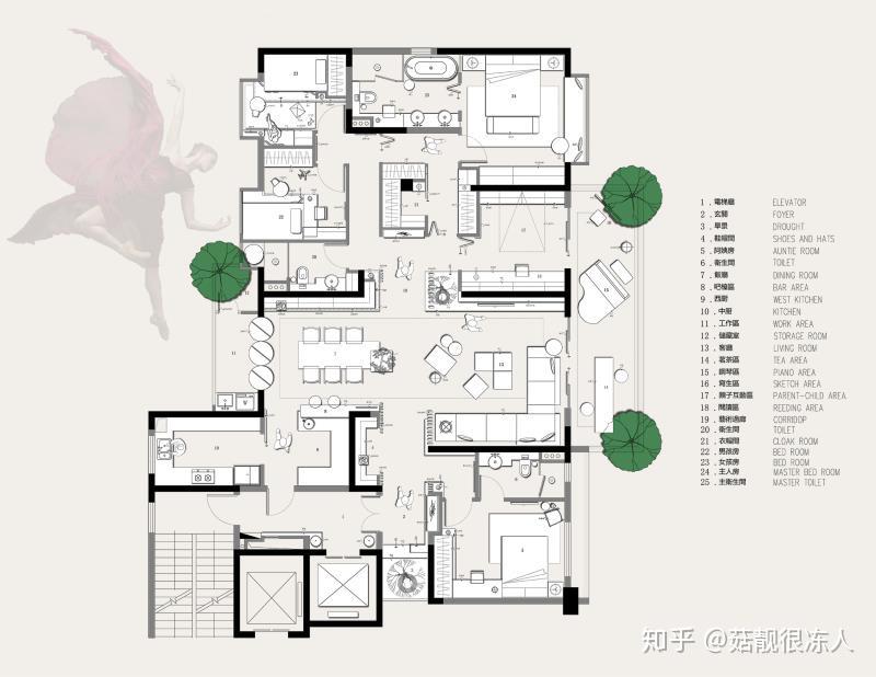 户型优化大赛，精彩作品欣赏 - 知乎