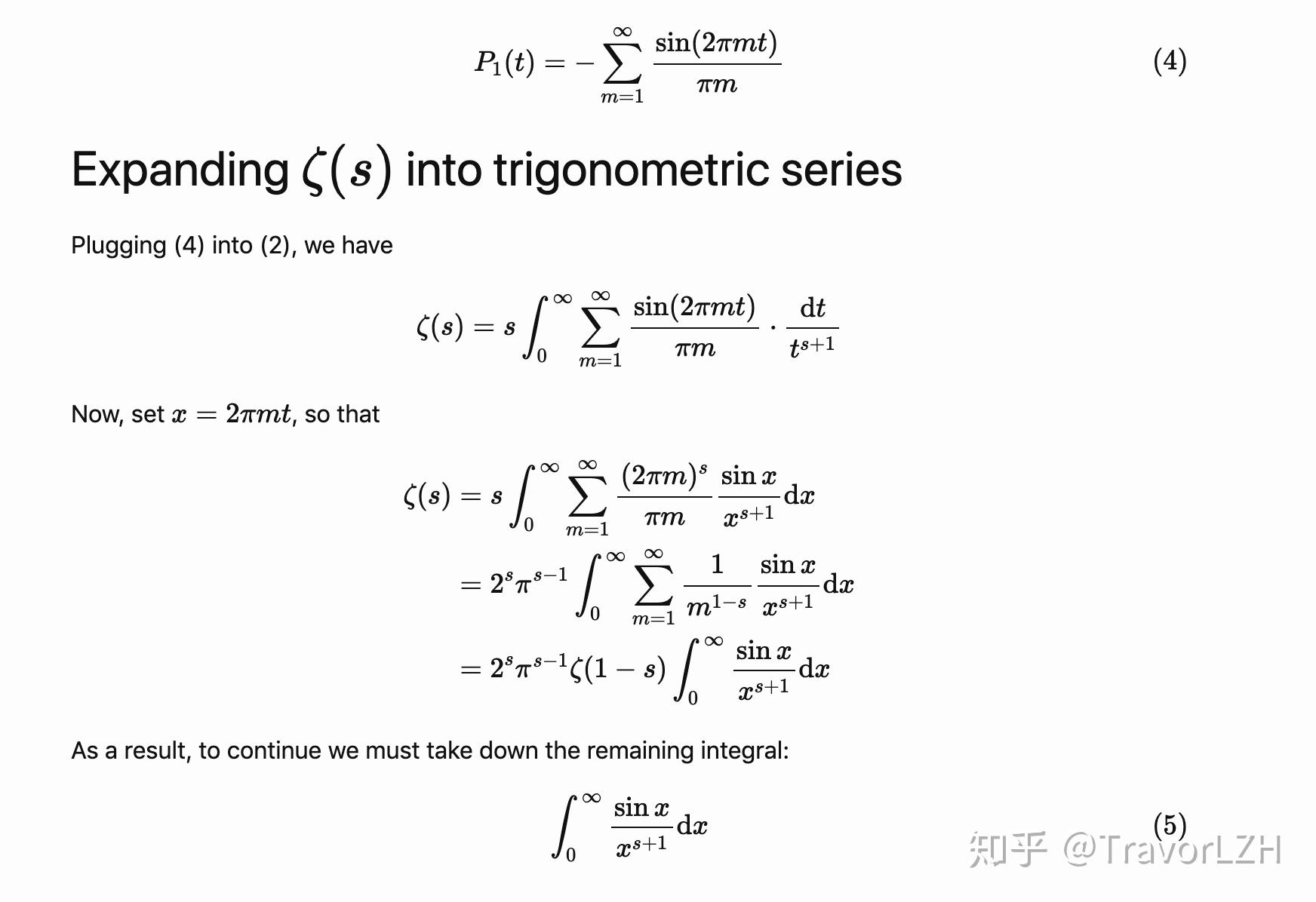 黎曼ζ函数为什么要那么解析延拓