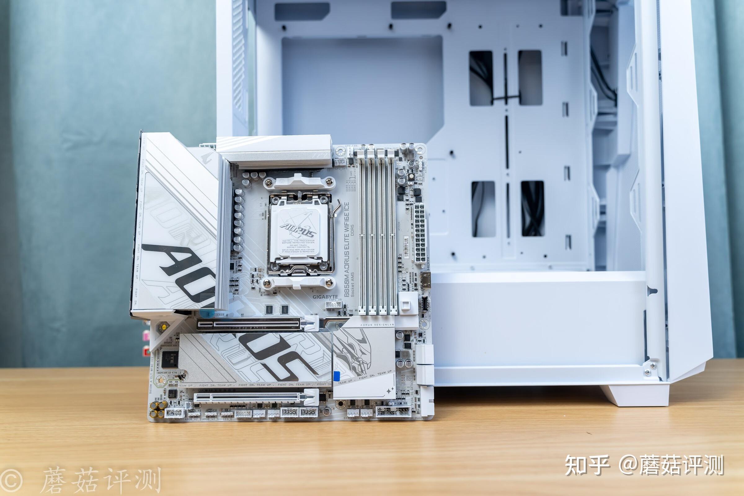 外观精致，用料扎实，技嘉冰雕B850M AORUS ELITE WIFI6E ICE主板 拆解评测 - 知乎