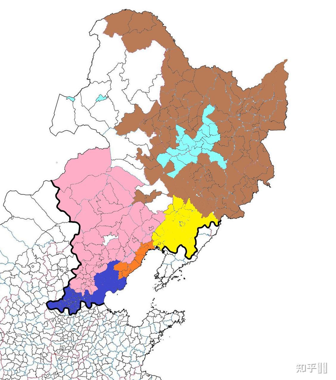 北京官话和冀鲁官话都位于海河平原,为什么北京官话反而同隔着燕山