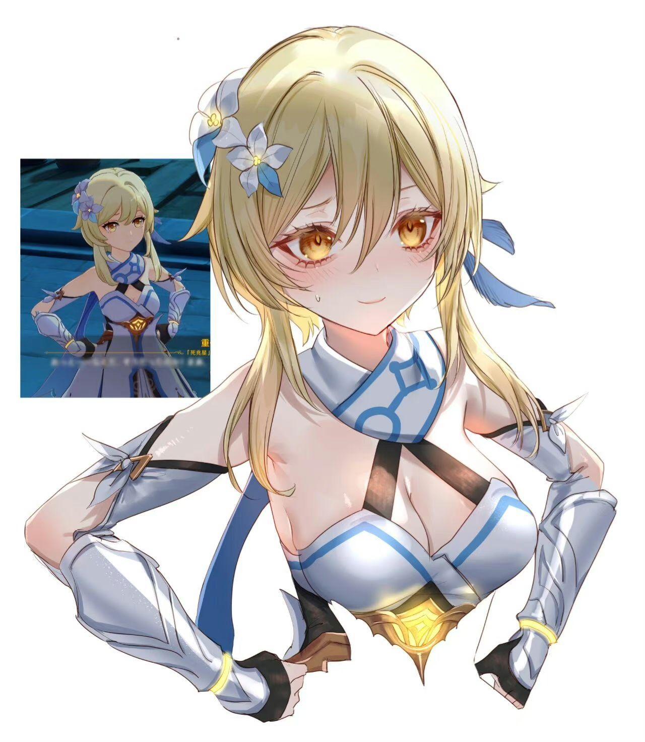 为什么有人认为《原神》中的女主角荧长得不好看? - 知乎