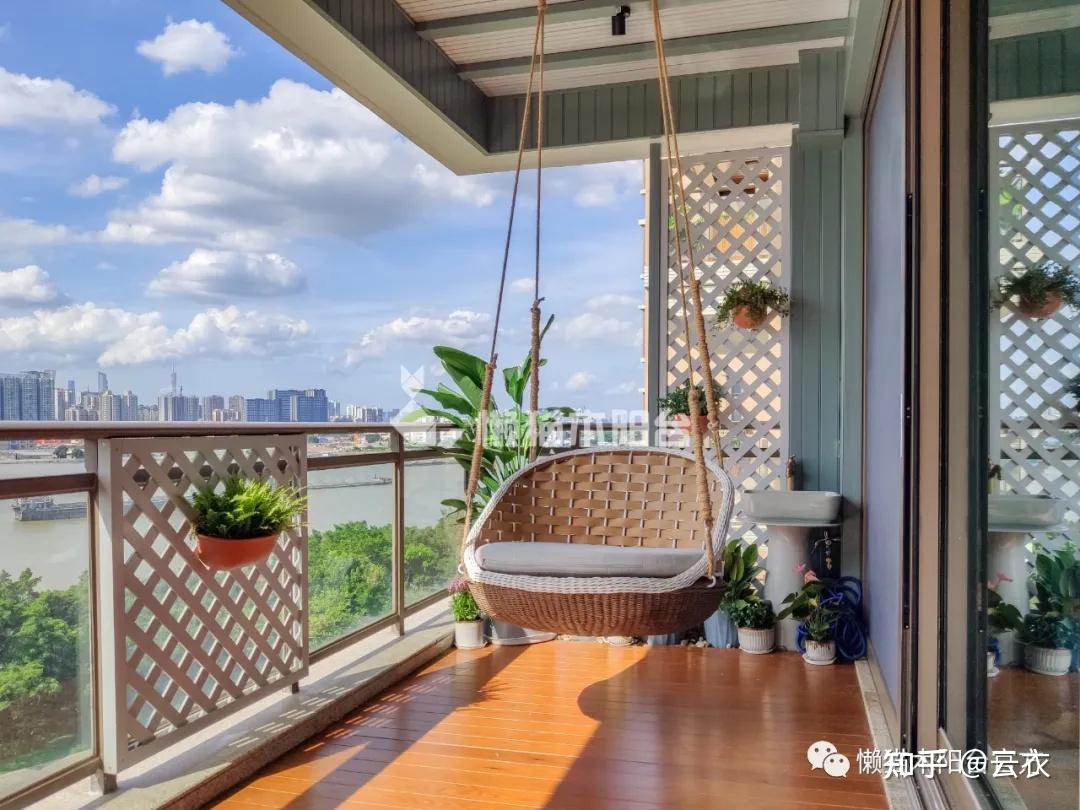 家有70平米露天阳台要怎么设计